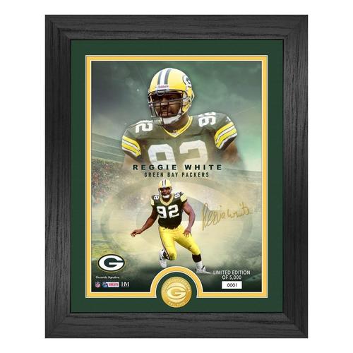 Reggie White Green Bay Packers Legends Bronze Coin Photo Mint - Primary Image