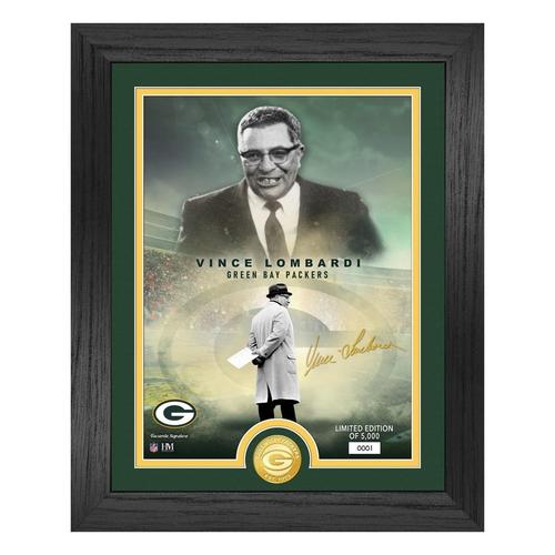 Vince Lombardi Green Bay Packers Legends Bronze Coin Photo Mint - Primary Image