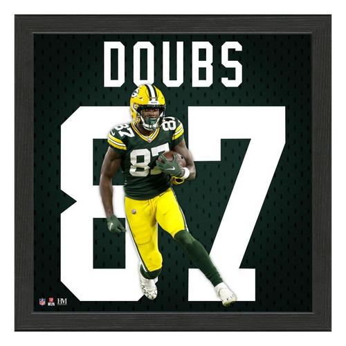 Romeo Doubs Green Bay Packers IMPACT Jersey Frame - Primary Image