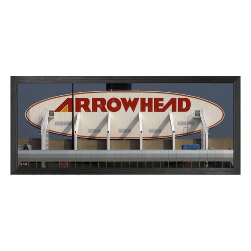 Highland Mint Kansas City Chiefs 16x40 Arrowhead Sign Framed Canvas - Primary Image