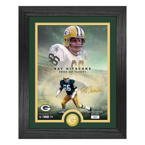 Ray Nitschke Green Bay Packers Bronze Coin Photo Mint - Primary Image
