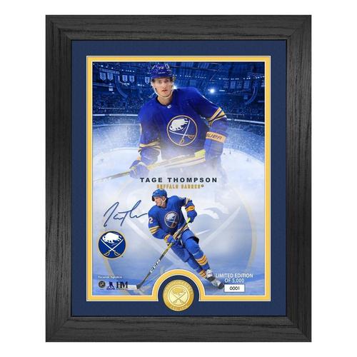 Highland Mint Buffalo Sabres Tage Thompson NHL Legends Bronze Coin Photo Mint - Primary Image