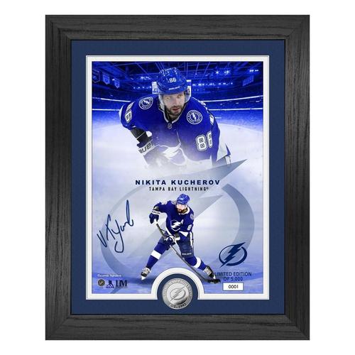 Highland Mint Tampa Bay Lightning Nikita Kucherov NHL Legends Silver Coin Photo Mint - Primary Image