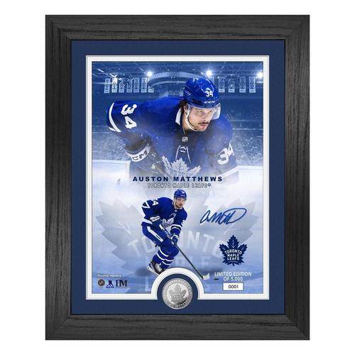 Highland Mint Toronto Maple Leafs Auston Matthews NHL Legends Silver Coin Photo Mint - Primary Image