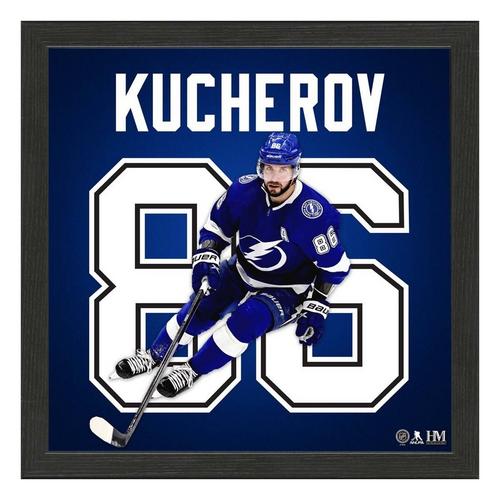 Highland Mint Tampa Bay Lightning Nikita Kucherov NHL Impact Jersey Frame - Primary Image