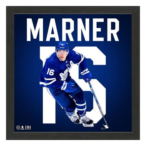 Highland Mint Toronto Maple Leafs Mitch Marner NHL Impact Jersey Frame - Primary Image
