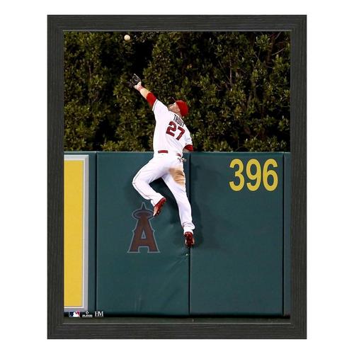 Highland Mint Los Angeles Angels Mike Trout Jump 12x15 Sport Frame - Primary Image