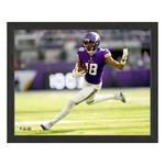 Highland Mint Minnesota Vikings Justin Jefferson Running Sport Frame - Thumbnail 1 of 2