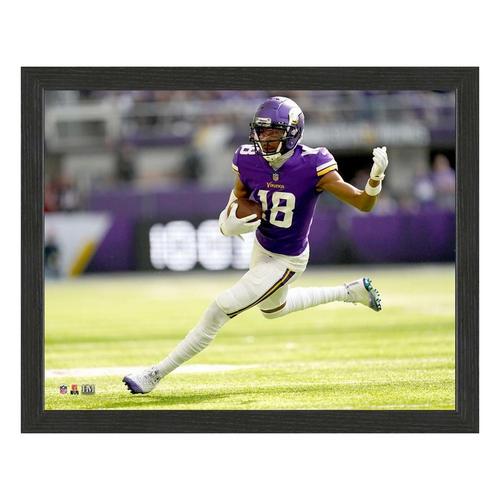 Highland Mint Minnesota Vikings Justin Jefferson Running Sport Frame - Primary Image
