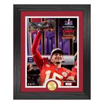 Highland Mint Kansas City Chiefs Super Bowl LVIII Champions Bronze Coin Trophy Photo Mint - Thumbnail 1 of 2