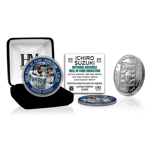 Highland Mint Ichiro Suzuki Hall of Fame Induction Silver Mint Coin - Primary Image