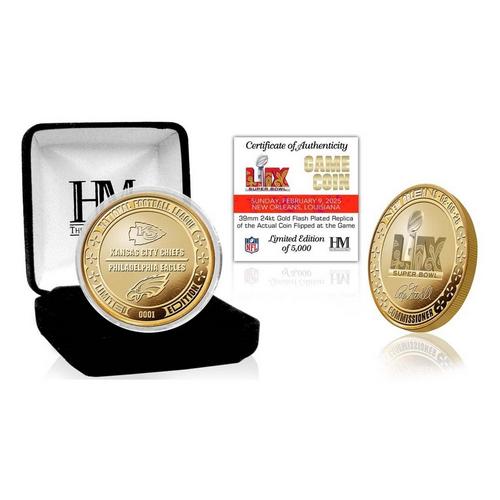 Highland Mint Super Bowl LIX Gold Mint Flip Coin - Primary Image