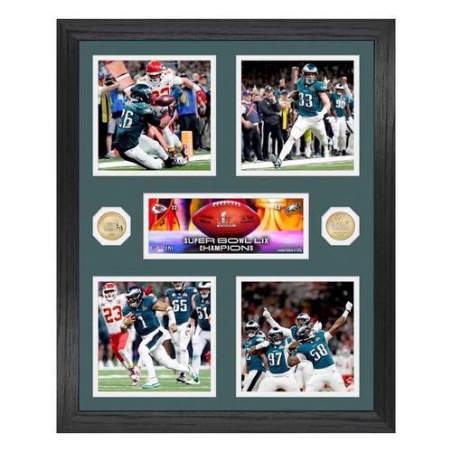 Highland Mint Philadelphia Eagles Super Bowl LIX Champions Memorable Moments Bronze Coin Photo Mint - Primary Image