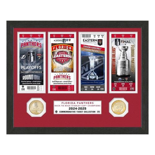 Highland Mint Florida Panthers Road to the 2025 Stanley Cup Ticket Bronze Coin Photo Mint - Primary Image