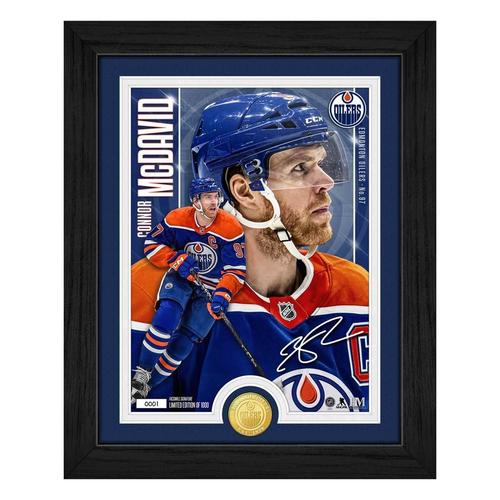 Highland Mint Connor McDavid Edmonton Oilers Bronze Coin Artist Proof Photo Mint - Primary Image