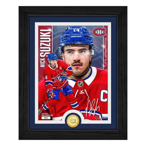 Highland Mint Nick Suzuki Montreal Canadiens Bronze Coin Artist Proof Photo Mint - Primary Image