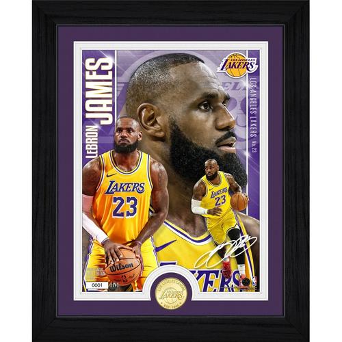 Highland Mint Los Angeles Lakers LeBron James Bronze Coin Artist Proof Photo Mint - Primary Image