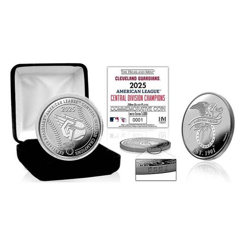 Highland Mint Cleveland Guardians 2025 A.L. Central Division Champions Silver Coin - Primary Image