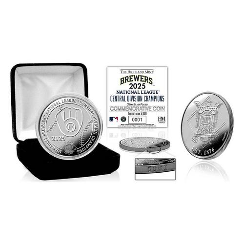Highland Mint Milwaukee Brewers 2025 N.L. Central Division Champions Silver Coin - Primary Image