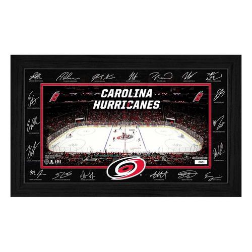 Highland Mint Carolina Hurricanes 2025 Signature Rink Frame - Primary Image