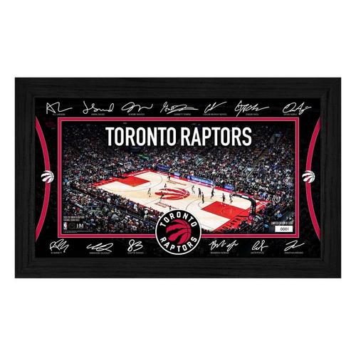 Highland Mint Toronto Raptors 2025 Signature Court Frame - Primary Image
