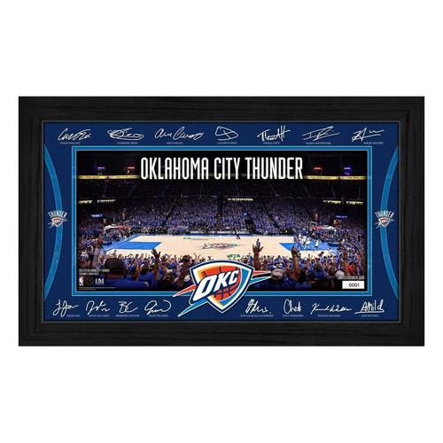 Highland Mint Oklahoma City Thunder 2025 Signature Court Frame - Primary Image