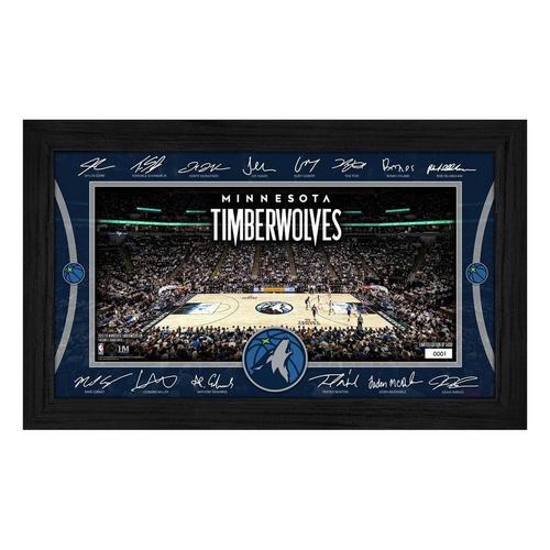 Highland Mint Minnesota Timberwolves 2025 Signature Court Frame - Primary Image
