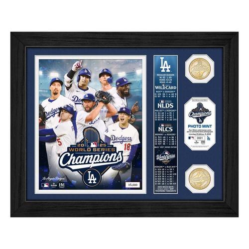 Highland Mint Los Angeles Dodgers 2025 World Series Champions Team Force Photo Mint - Primary Image