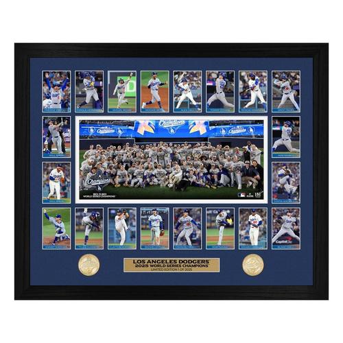 Highland Mint Los Angeles Dodgers 2025 World Series Champions Memorable Moments Bronze Coin Photo Mint - Primary Image