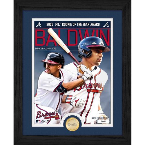 Highland Mint Atlanta Braves Drake Baldwin Bronze Coin Artist Proof Photo Mint - Primary Image
