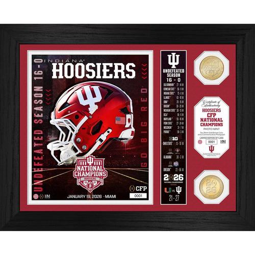 Highland Mint Indiana Hoosiers 2025 CFP National Champions Team Force Bronze 2-Coin Photo Mint - Primary Image