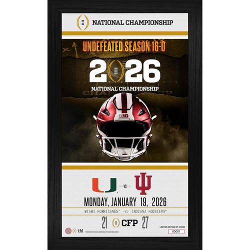 Highland Mint Indiana Hoosiers 2025 CFP National Champions Game Day Frame - Primary Image