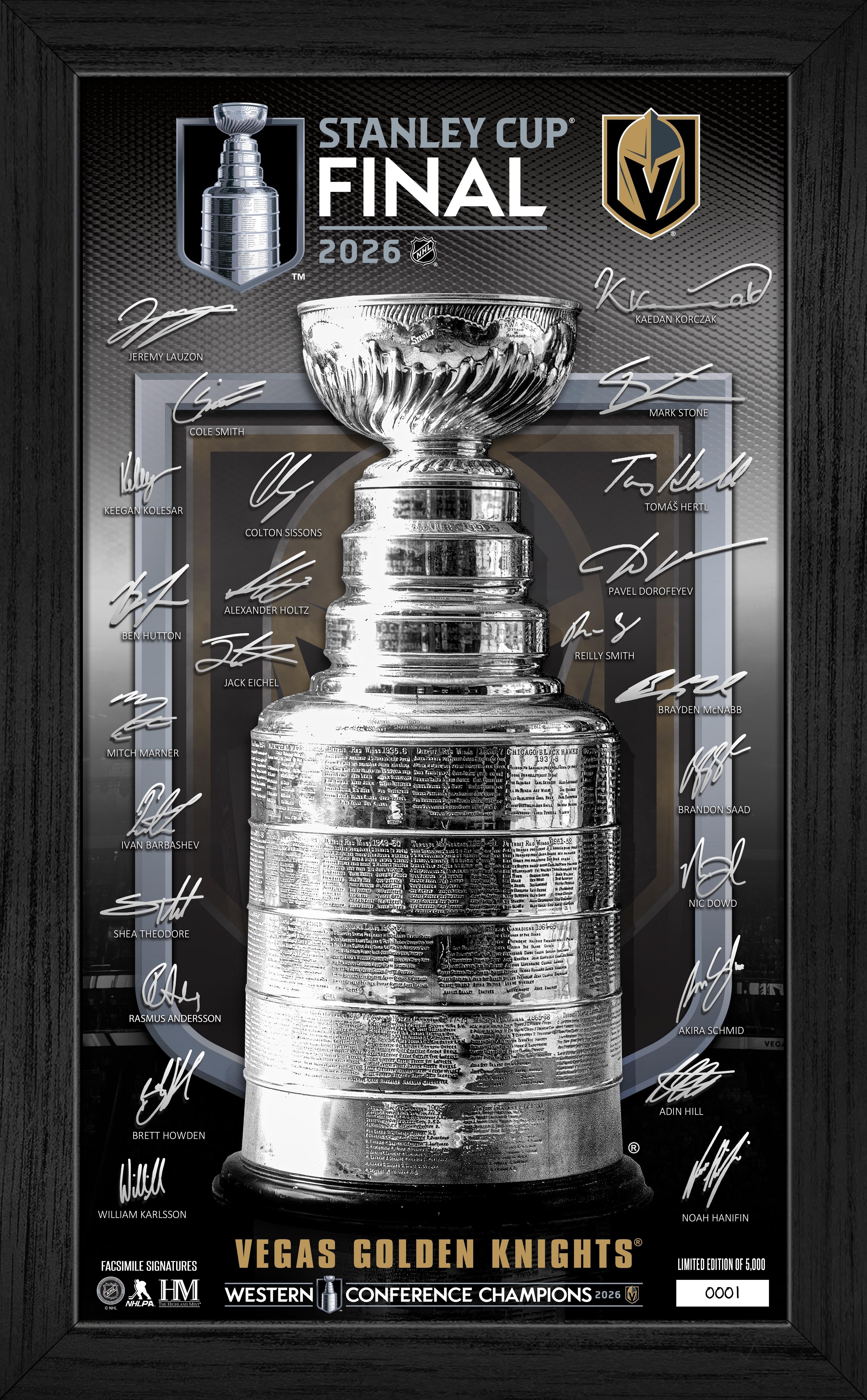Highland Mint Vegas Golden Knights 2026 NHL Western Conference