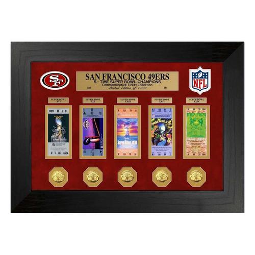 Highland Mint San Francisco 49ers Super Bowl Ticket Picture - Primary Image