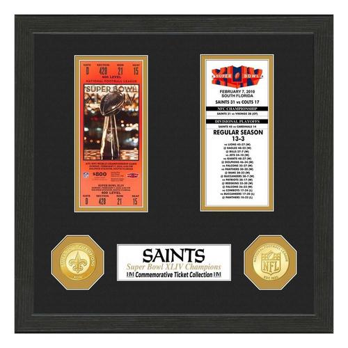 New Orleans Saints  SB Championship Ticket Collection - Primary Image