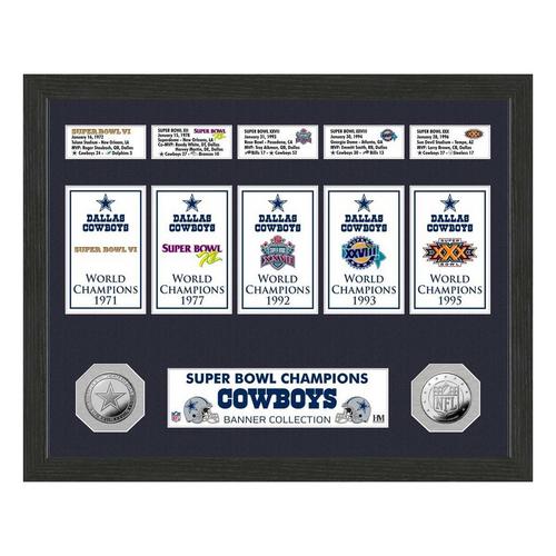 Dallas Cowboys Champions Banner Collection Photo Mint - Primary Image