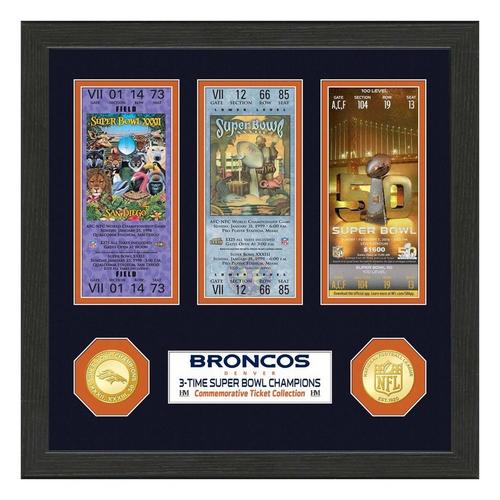 Denver Broncos SB Championship Ticket Collection - Primary Image