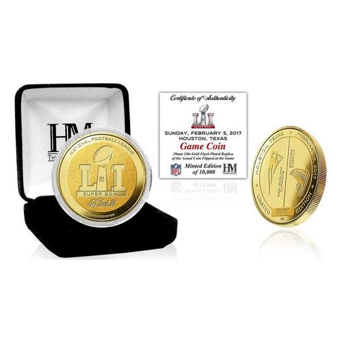 Super Bowl LI Gold Flip Coin - Primary Image
