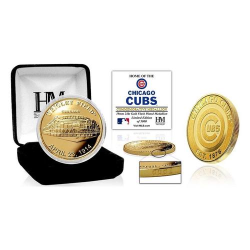 Highland Mint Chicago Cubs "Stadium" Gold Mint Coin - Primary Image