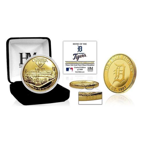 Highland Mint Detroit Tigers "Stadium" Gold Mint Coin - Primary Image