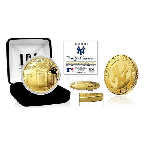 Highland Mint New York Yankees "Stadium" Gold Mint Coin - Primary Image