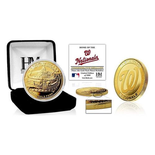 Highland Mint Washington Nationals "Stadium" Gold Mint Coin - Primary Image