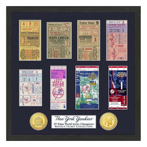 Highland Mint New York Yankees Framed World Series Tickets - Primary Image