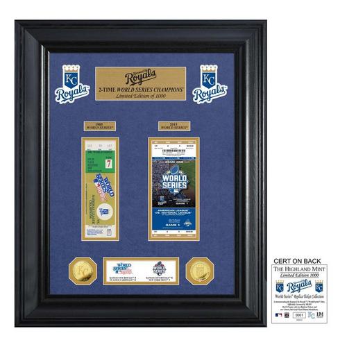 Highland Mint Kansas City Royals World Series Ticket Picture - Primary Image