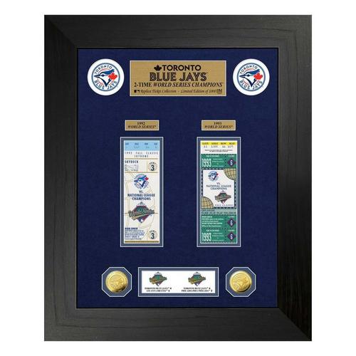 Highland Mint Toronto Blue Jays World Series Deluxe Gold Coin & Ticket Collection - Primary Image