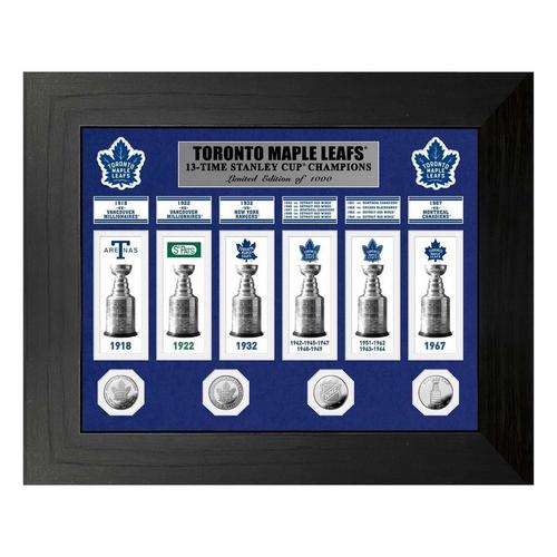 Toronto Maple Leafs 13-Time Stanley Cup Champions Deluxe Gold Coin & Banner Collection - Primary Image