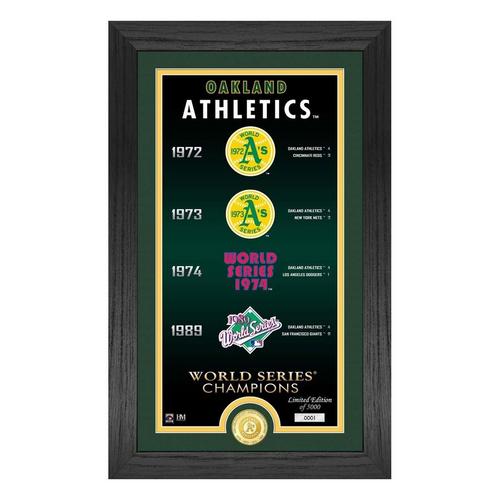Highland Mint Oakland Athletics "Legacy" Supreme Bronze Coin Photo Mint - Primary Image