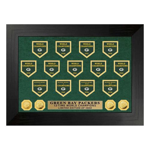 Packers World Champions Deluxe Banner Collection Photo Mint - Primary Image