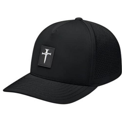 Three Nails Perforated Snapback Hat - Primary Image