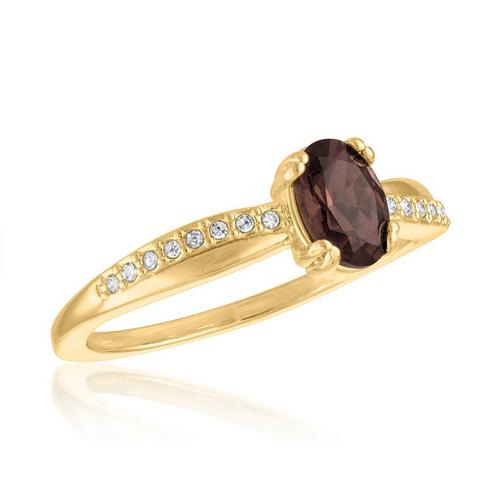 Women's Layers Smoky Quartz Ring - Primary Image